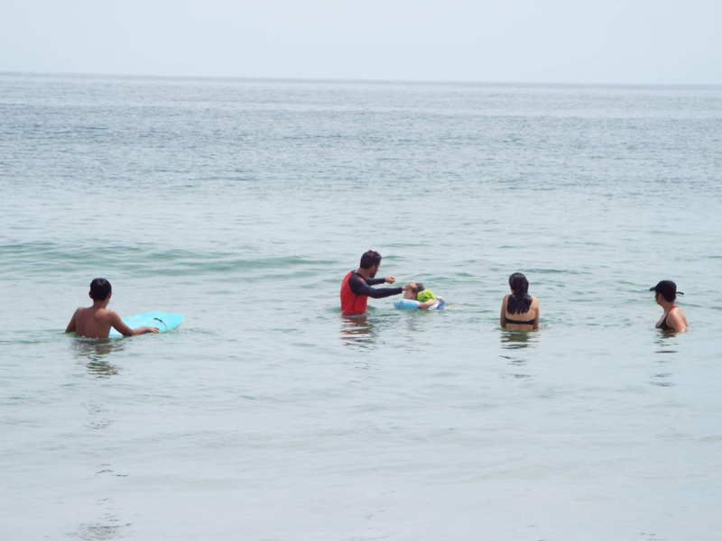 I was apparently playing like a Sea Monster with my niece.